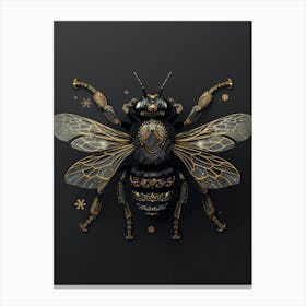 Golden Bee Canvas Print