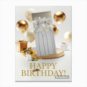 Happy Birthday Canvas Print