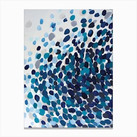 Blue Dots 2 Canvas Print