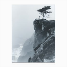 Lone Tree On The Cliff 1 Canvas Print