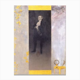 Der Hofschauspieler Josef Lewinsky Als Carlos In Clavigo (1895), Gustav Klimt Canvas Print