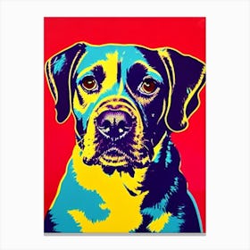 Sussex Spaniel Andy Warhol Style dog Canvas Print
