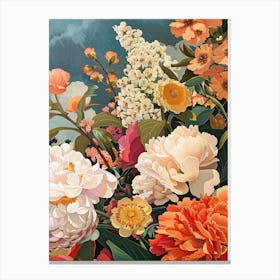 Peonies Canvas Print