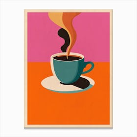 Coffee Steam Canvas Print