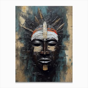 African Fusion Fantasy: Art and Decor Delight Canvas Print