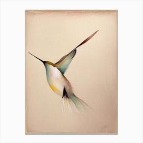 Hummingbird Symbol 1, Abstract Painting Canvas Print