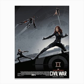 Civil war Canvas Print