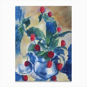 Raspberry 1 Classic Fruit Canvas Print