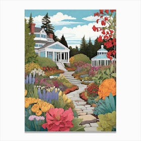 Garden Path Canvas Print