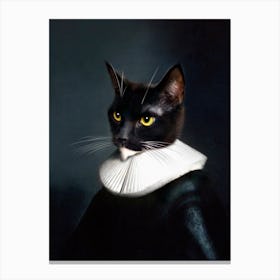 Dutch Master Nickson The Cat Pet Portraits Canvas Print