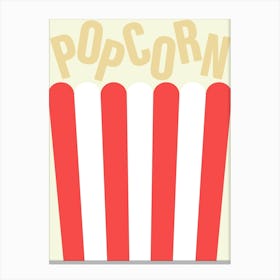 Cinema popcorn Canvas Print