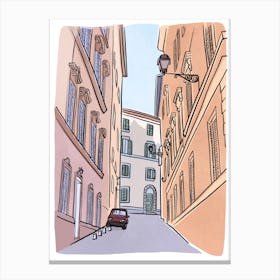 Streets Of Italy Canvas Print