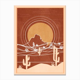 Desert Design 1 Canvas Print
