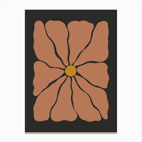 Autumn Flower 01 - Caramel Apple Canvas Print