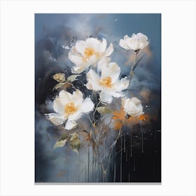 White Roses 1 Canvas Print