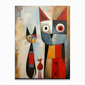 Modern Cat 3 Canvas Print