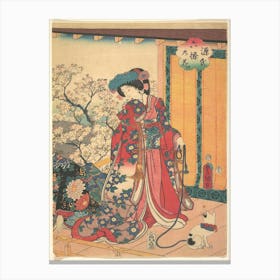 Genji Roku No Hana Canvas Print