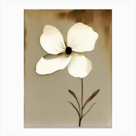 Flower Symbol 1, Abstract Painting Canvas Print