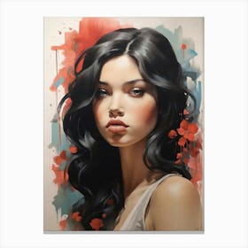 Adrianne Art print Canvas Print