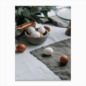 Easter Table Setting 15 Canvas Print