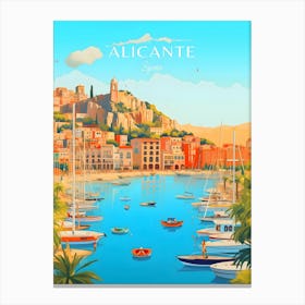 Spain Alicante Travel Canvas Print