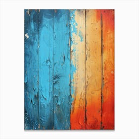 Paint On Wood Canvas Print