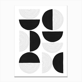 Abstract Circles Canvas Print