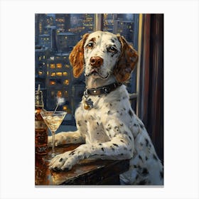 Whimsical Dogs 92 Canvas Print