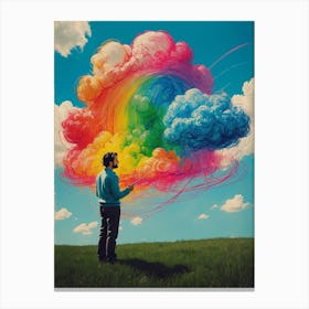 Rainbow Cloud Canvas Print