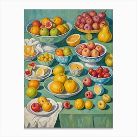 Fruit Bowls Canvas Print