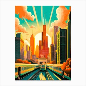 Welcome to Chicago Canvas Print
