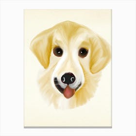 Audrey The Retriever - A Beautiful Goldie Canvas Print