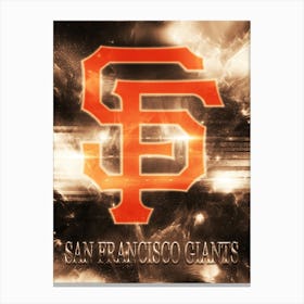 San Francisco Giants Poster Canvas Print