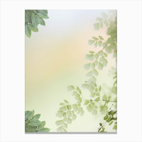 Green Leaves On A Tree Canvas Print