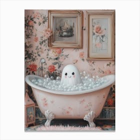 Ghost In The Bath Canvas Print