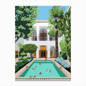 Marrakech Riad Canvas Print