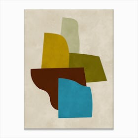 Modern geometric shapes 21 Canvas Print