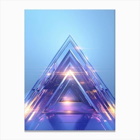 TrianglesAbstract Canvas Print