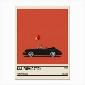 Californication Tv Series Car Canvas Print