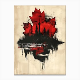 Canadian Flag Canvas Print Canvas Print