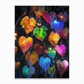 Heart Shaped Lights Canvas Print