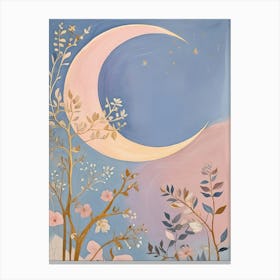 Crescent Moon Canvas Print