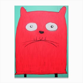 Red Cat 6 Canvas Print