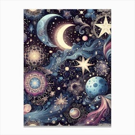 Twinkling Stardust Canvas Print
