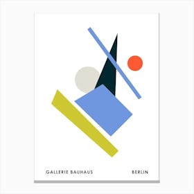 Bauhaus Exhibition Poster 9 Canvas Print