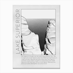 Lake Superior (BOOK) V1 Canvas Print