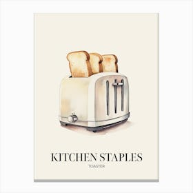 Kitchen Staples Toaster 3 Canvas Print