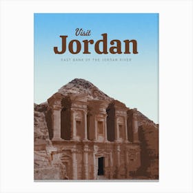 Jordan East Bank Of The Jordan River Canvas Print