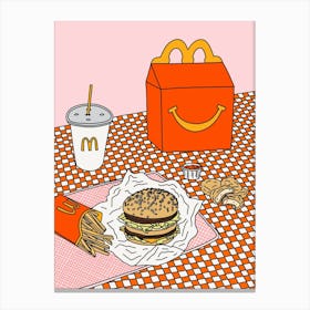 Fast Food Feast Canvas Print