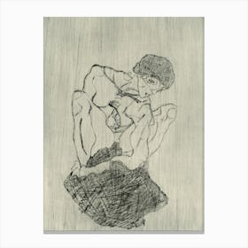 The Graphic Work Of Egon Schiele (1971), Egon Schiele Canvas Print